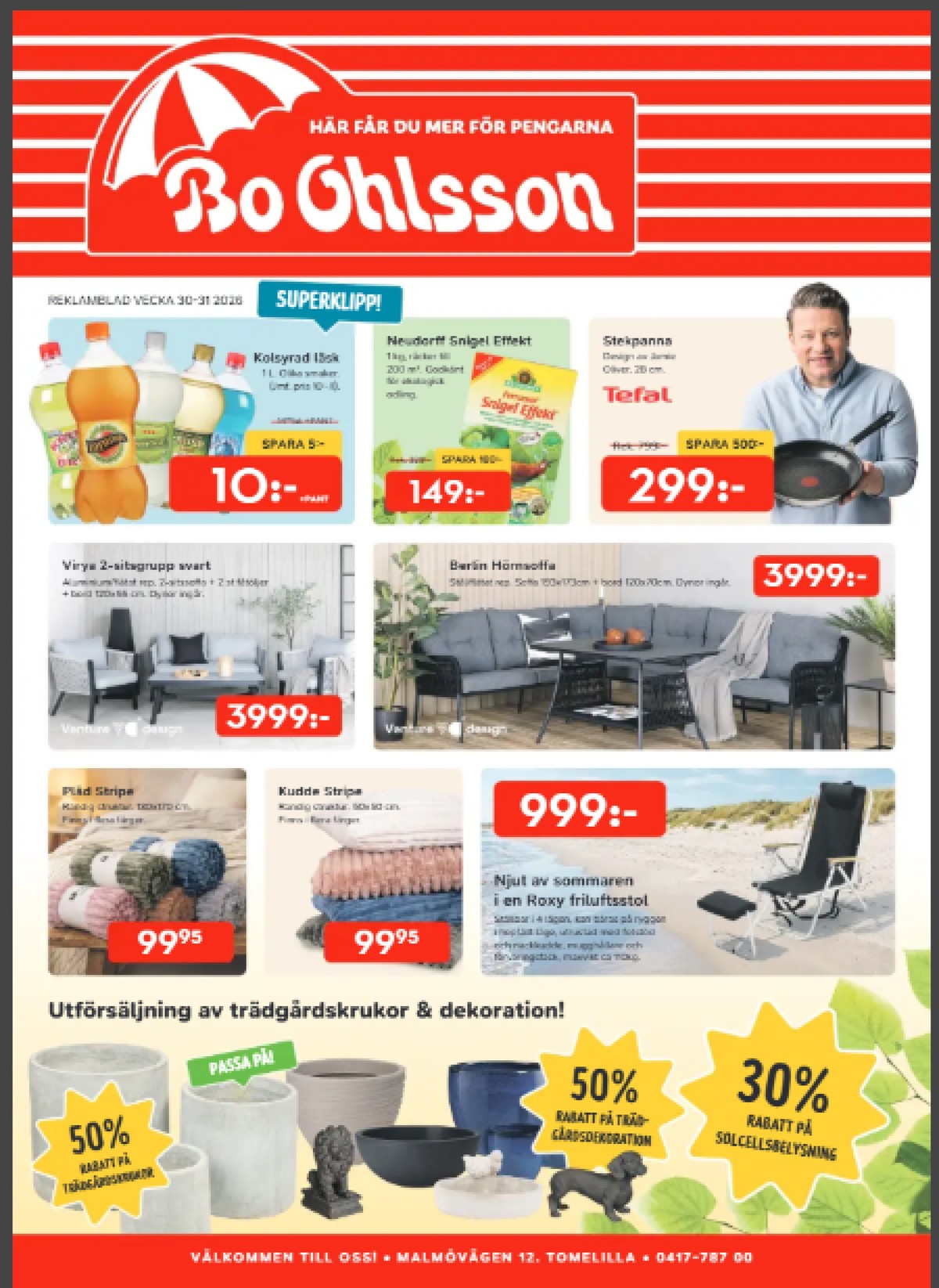Bo Ohlsson reklamblad