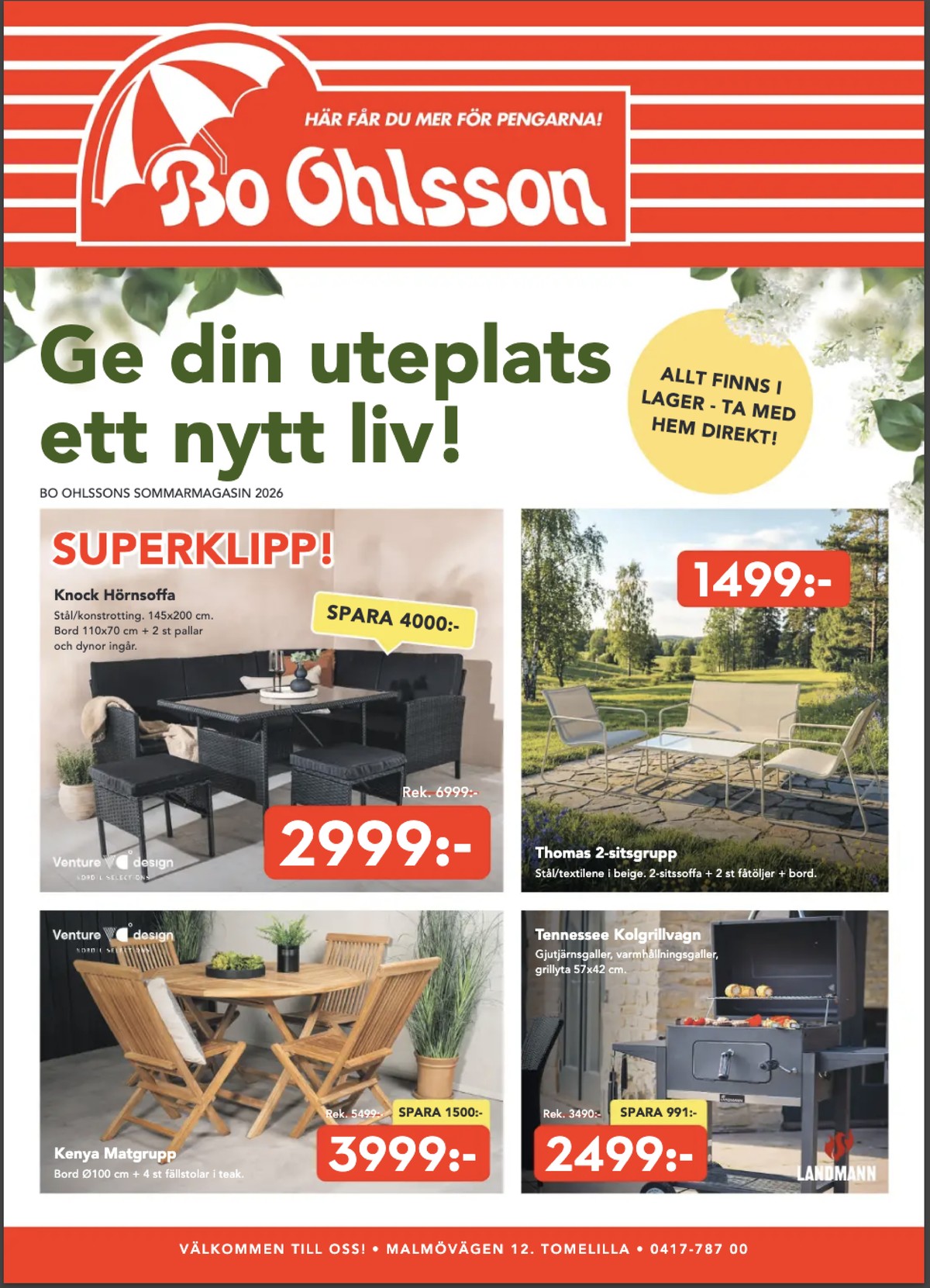 Bo Ohlsson-reklamblad nästa vecka sida 1