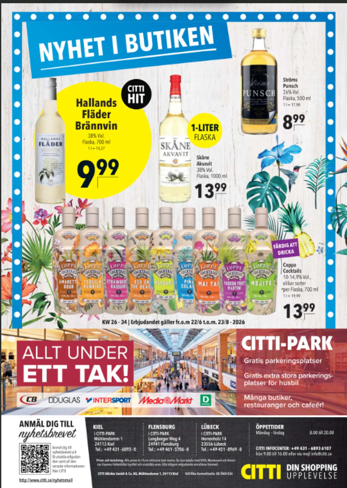 Aktuella Citti Kiel reklamblad gäller till 24.8.2026 sida 8 Citti Kiel reklamblad sida 8