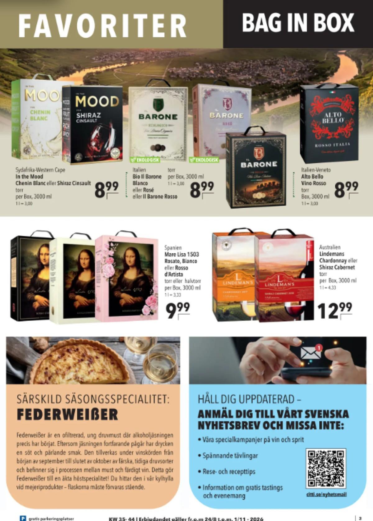 Aktuella Citti Kiel reklamblad gäller till 1.11.2026 sida 3 Citti Kiel reklamblad sida 3