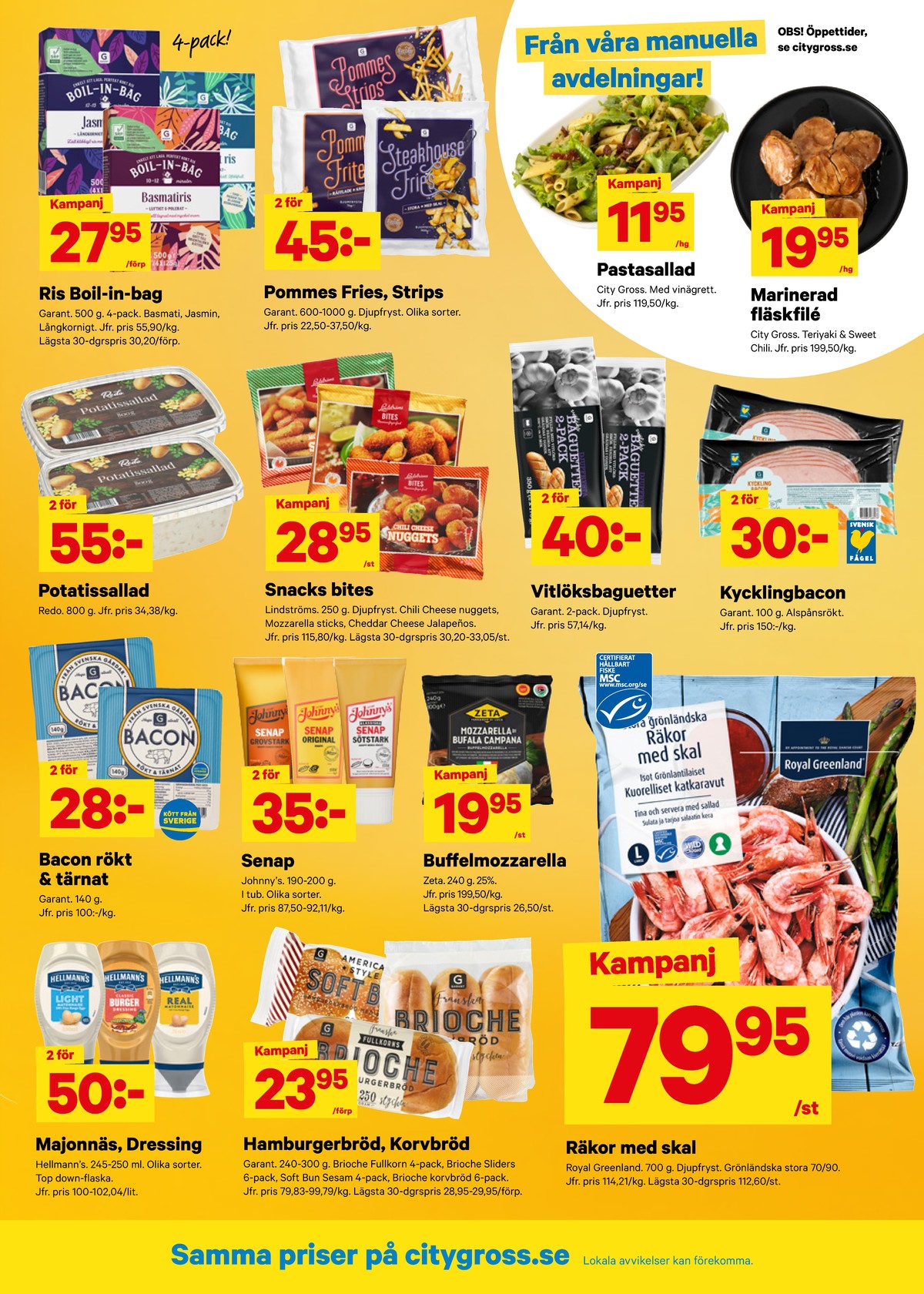 Butik City Gross erbjudanden gäller till 2.8.2026 sida 7 City Gross Reklamblad sida 7