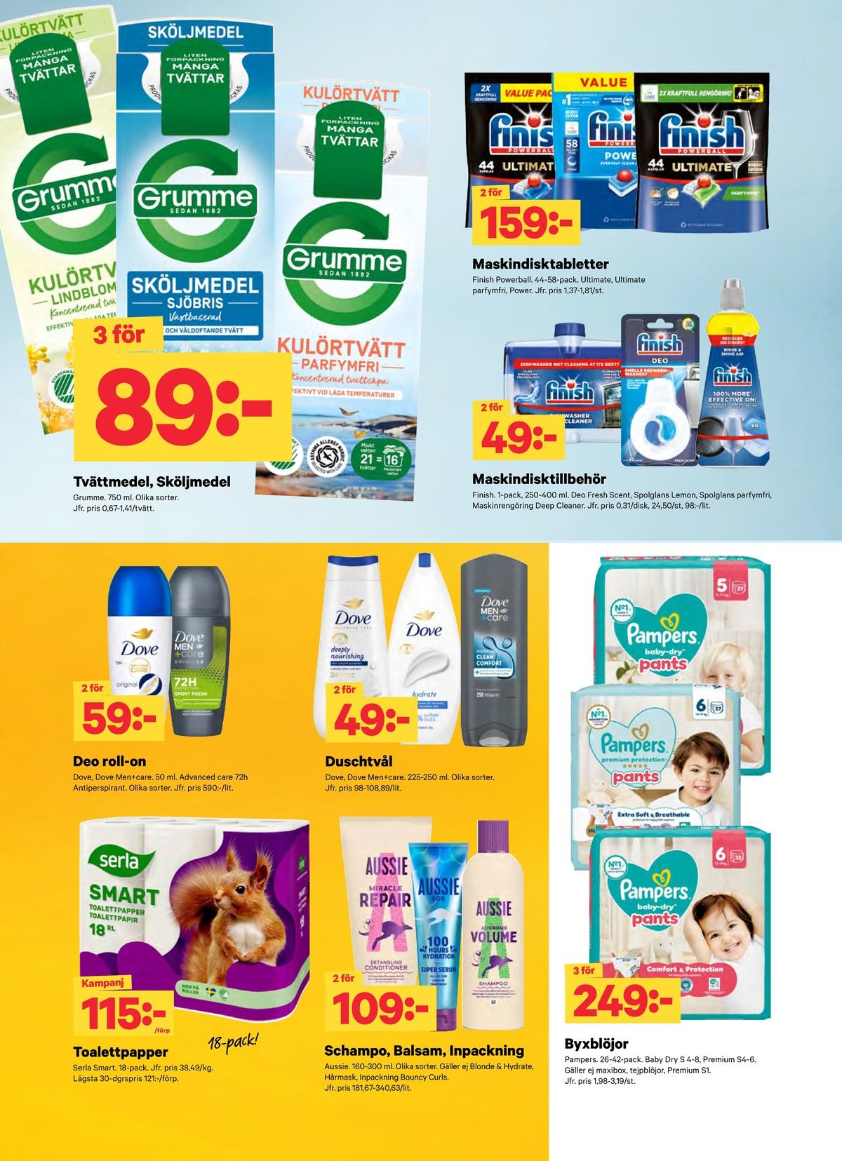 Butik City Gross erbjudanden gäller till 27.9.2026 sida 12 City Gross reklamblad sida 12