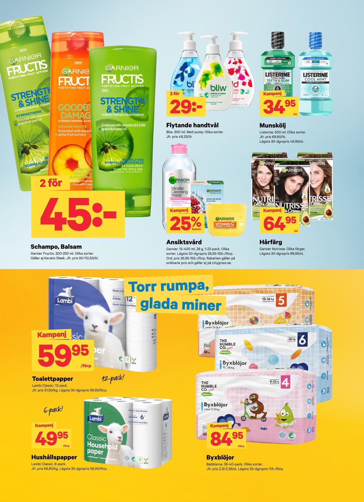 City Gross reklamblad veckas sida 10