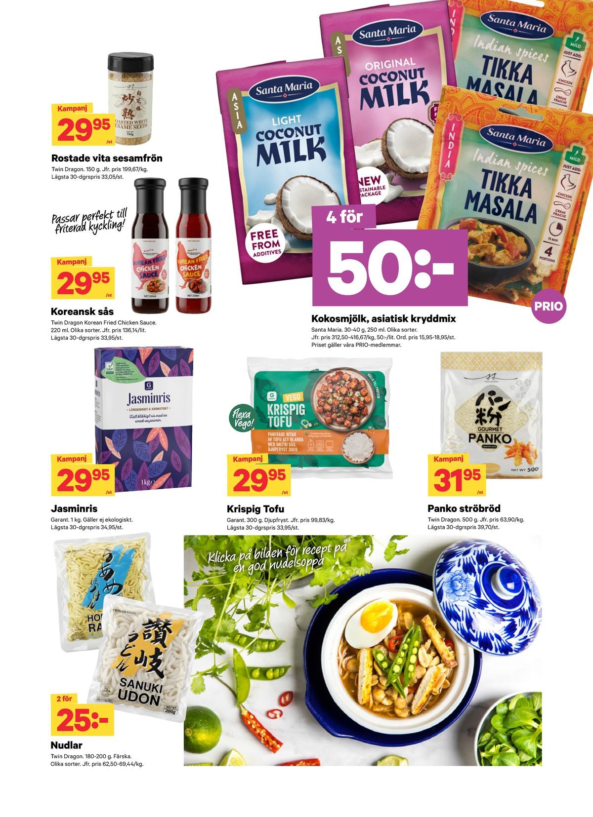 City Gross reklamblad veckas sida 8