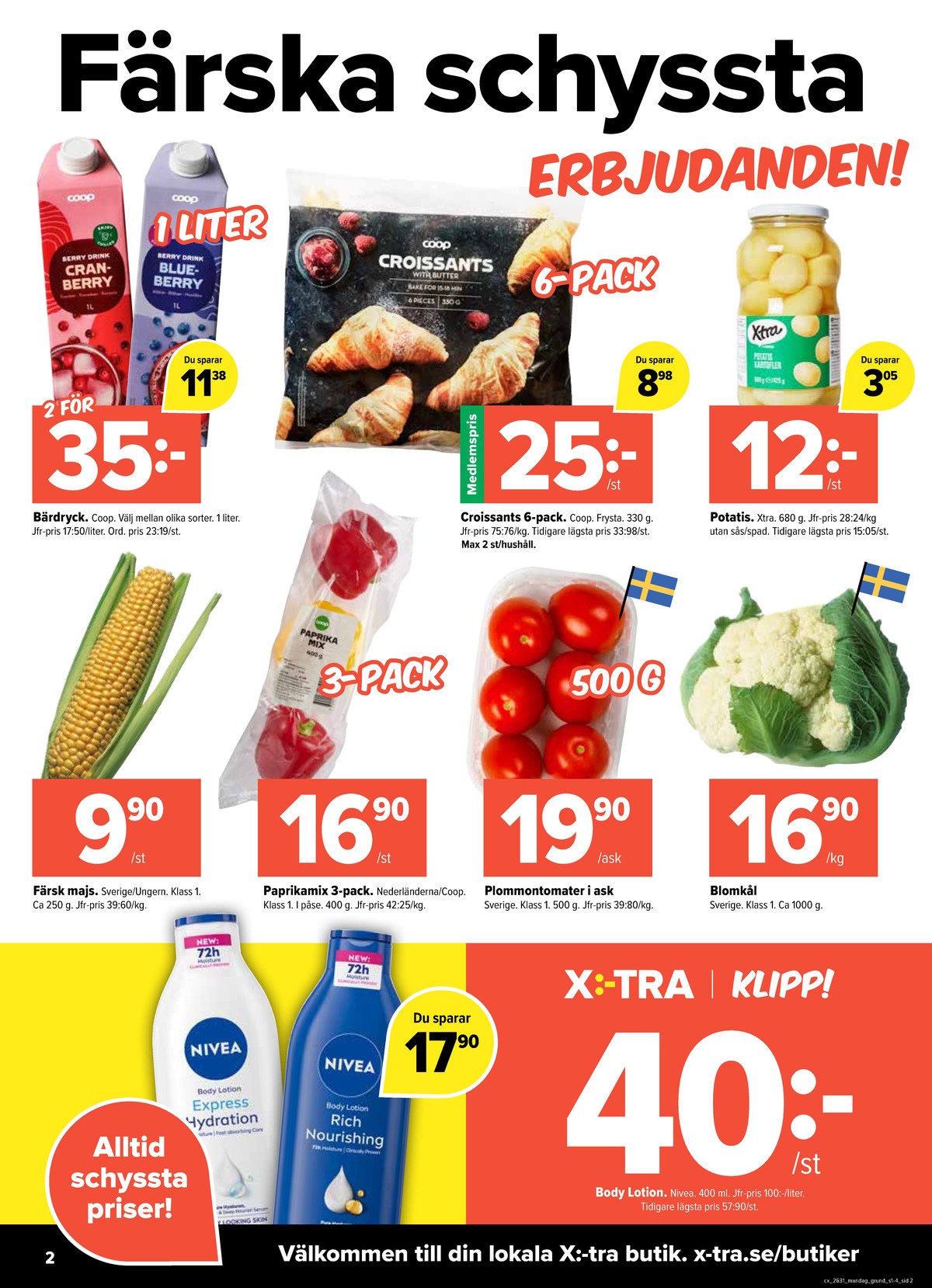 Coop Extra reklamblad sida 2