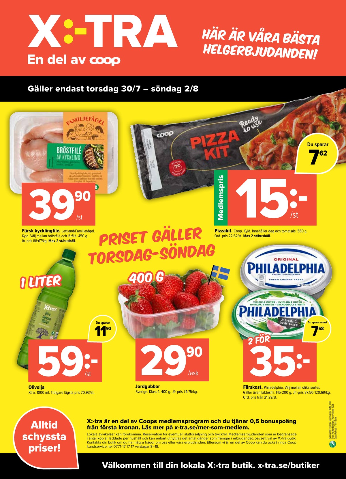 Butik Coop Extra erbjudande gäller till 2.8.2026 sida 4 Coop Extra reklamblad sida 4