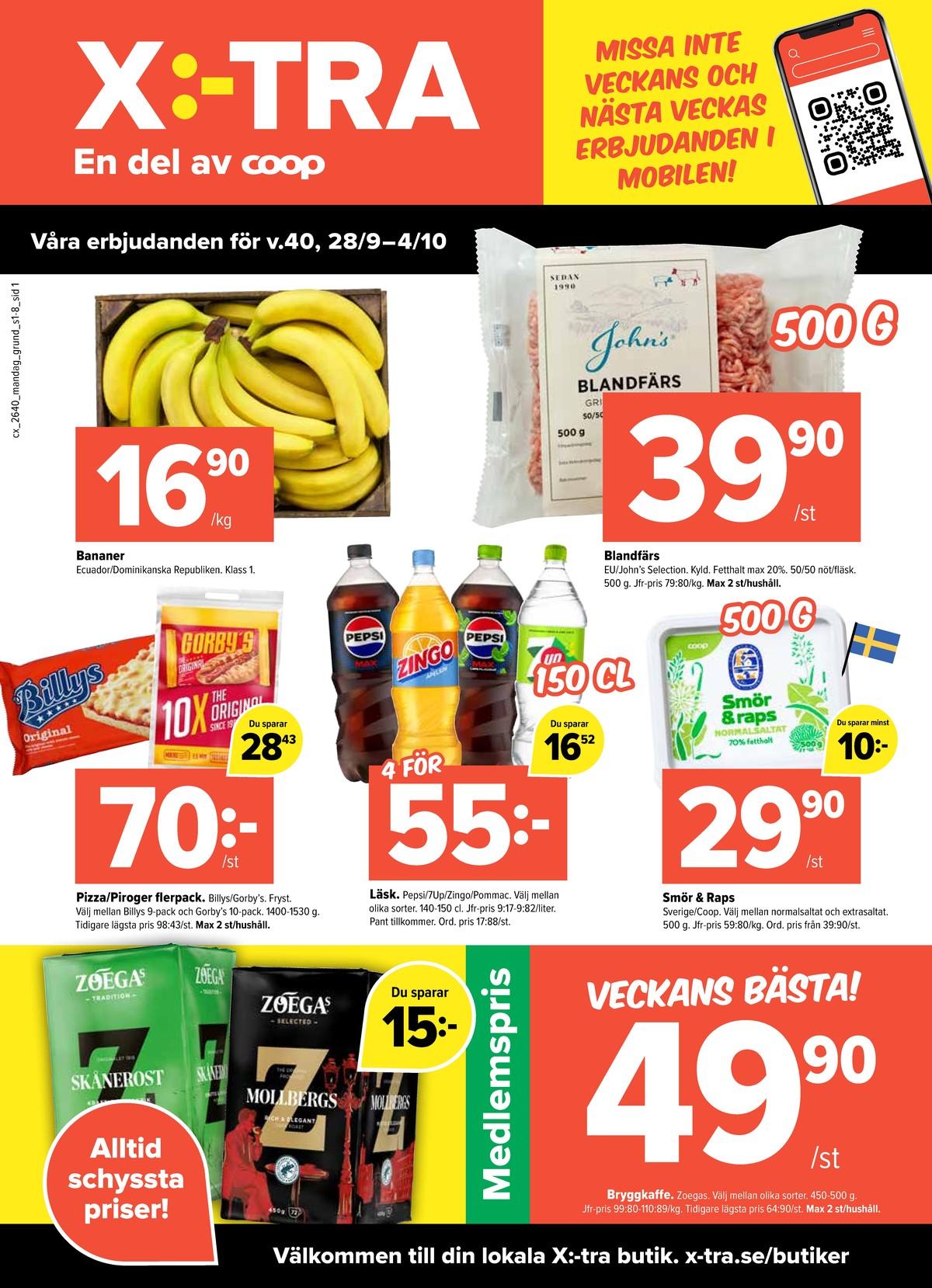 Coop Extra reklamblad