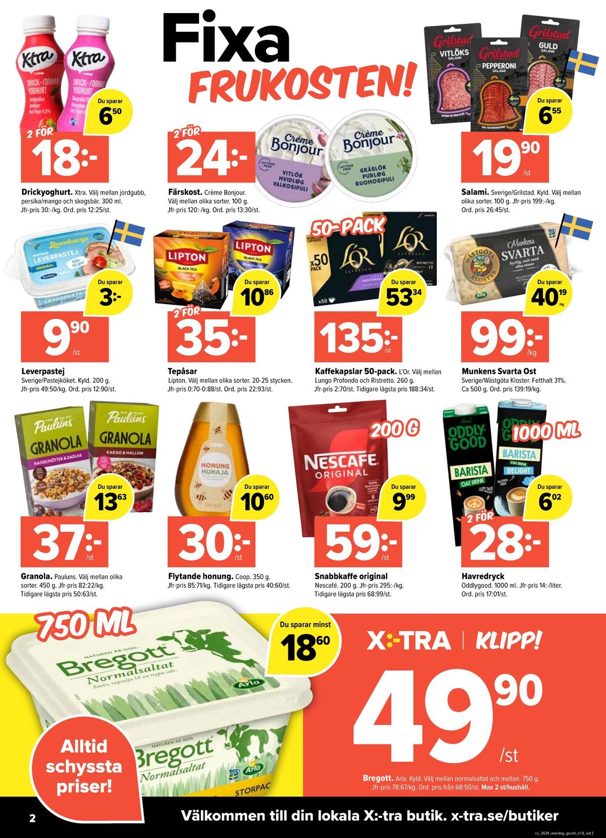 Coop Extra reklamblad sida 2