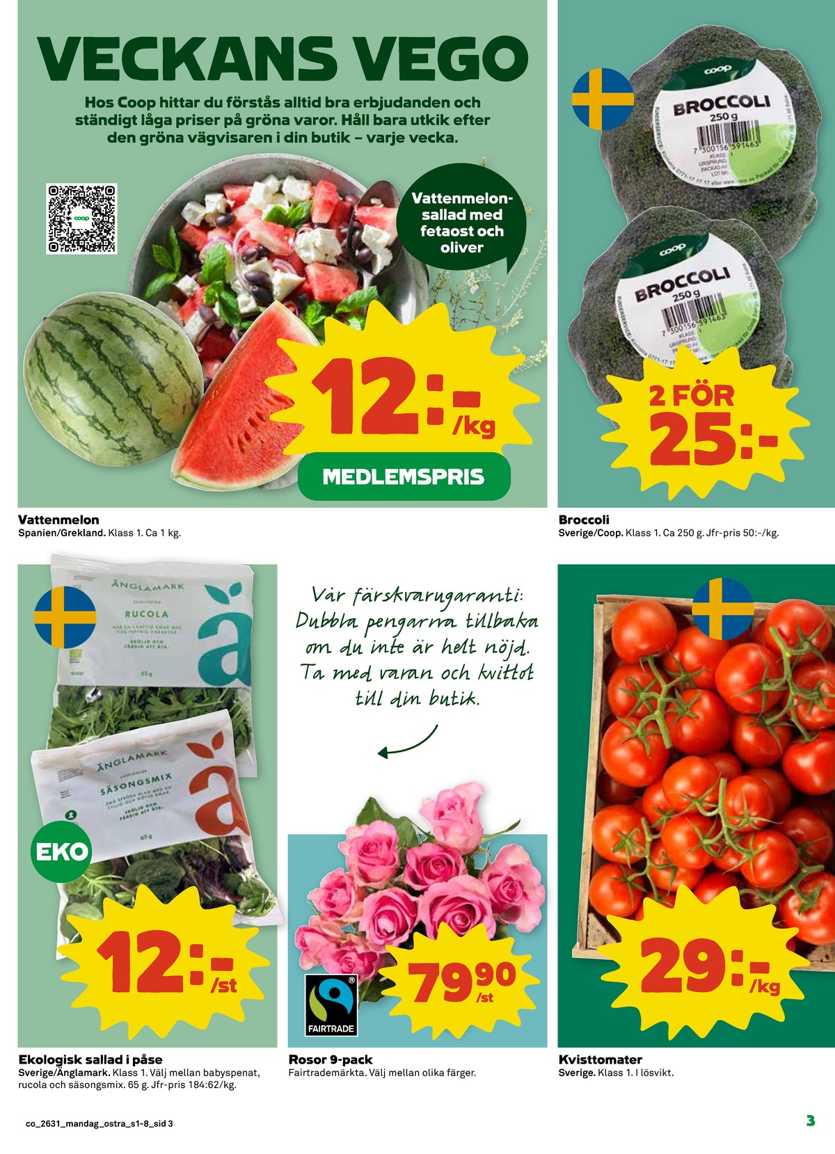 Butik Coop reklamblad gäller till 2.8.2026 sida 3 Coop reklamblad sida 3