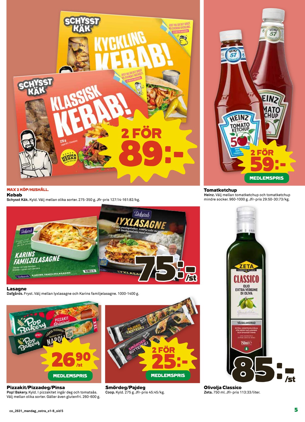 Butik Coop reklamblad gäller till 2.8.2026 sida 5 Coop reklamblad sida 5
