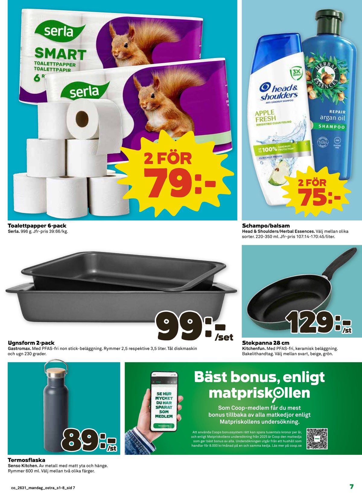 Butik Coop reklamblad gäller till 2.8.2026 sida 7 Coop reklamblad sida 7