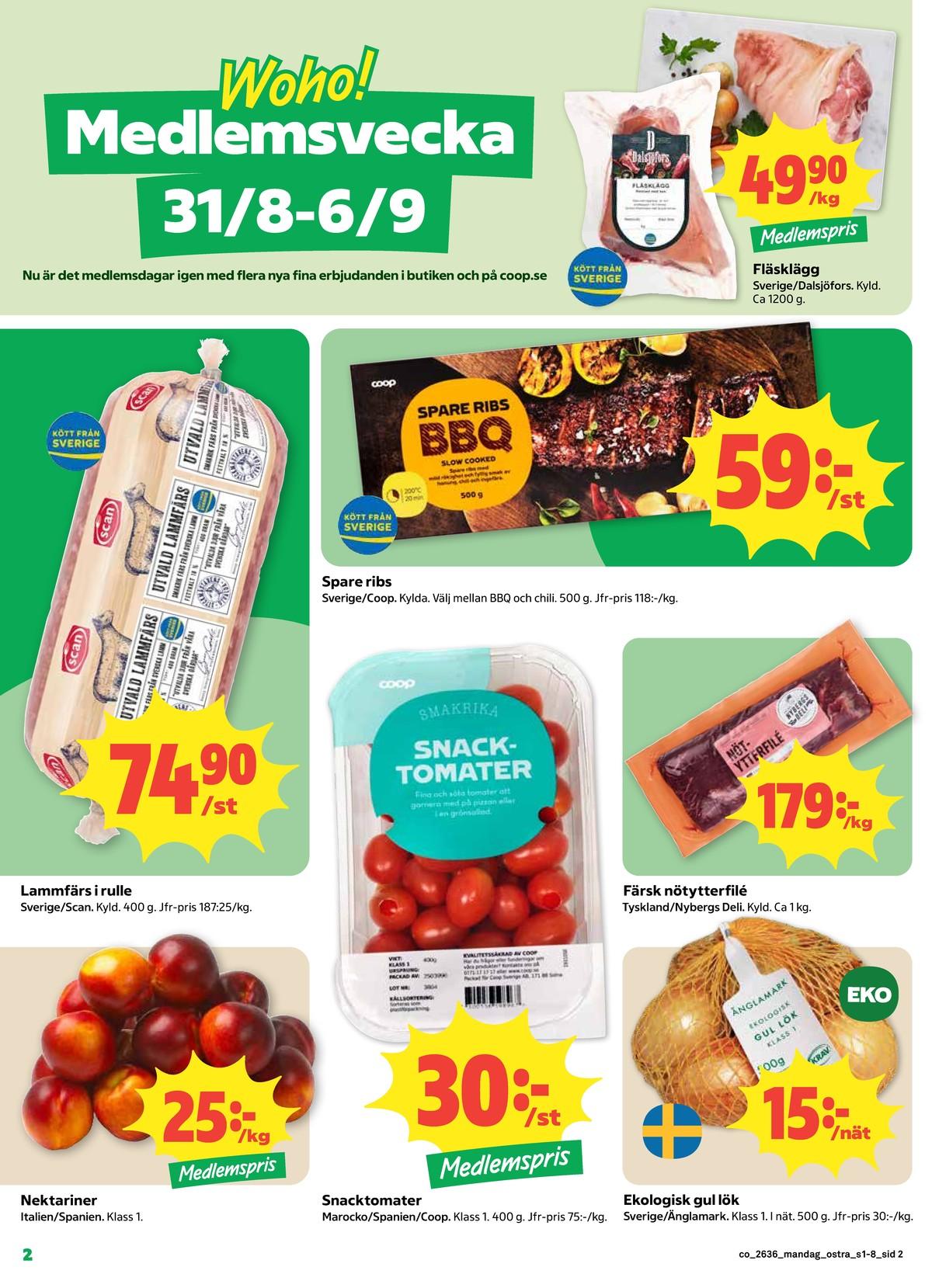 Coop reklamblad sida 2