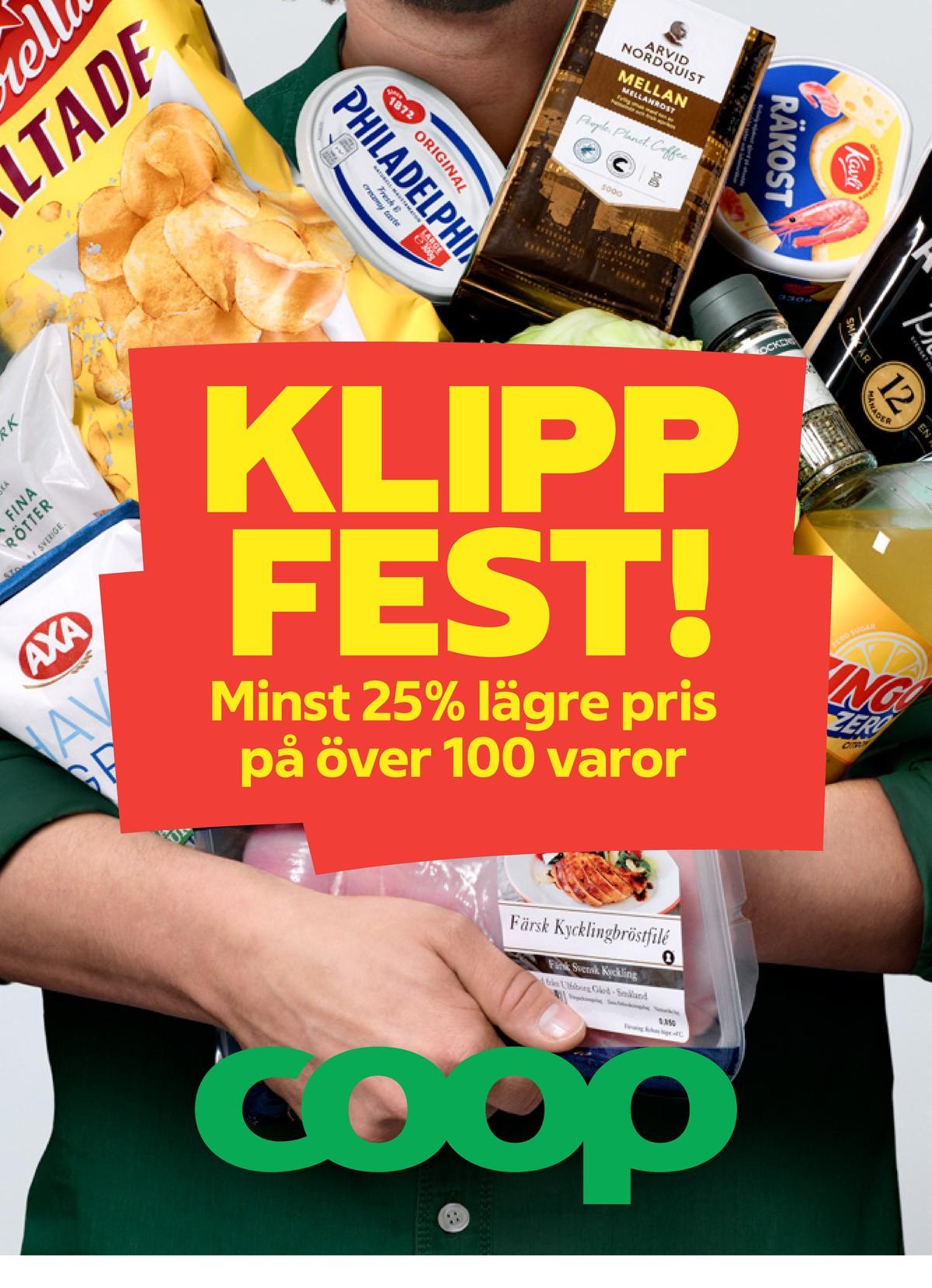Coop erbjudande nästa vecka gäller till 20.9.2026 sida 1 Coop reklamblad nästa vecka sida 1
