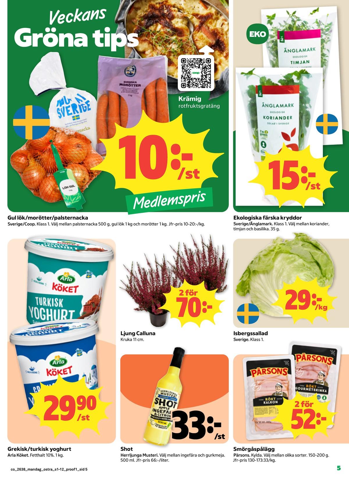 Coop reklamblad nästa vecka sida 5