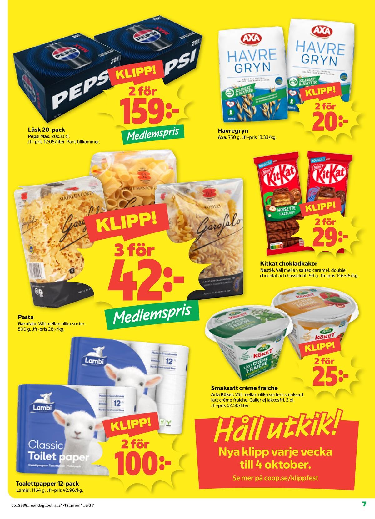 Coop reklamblad nästa vecka sida 7