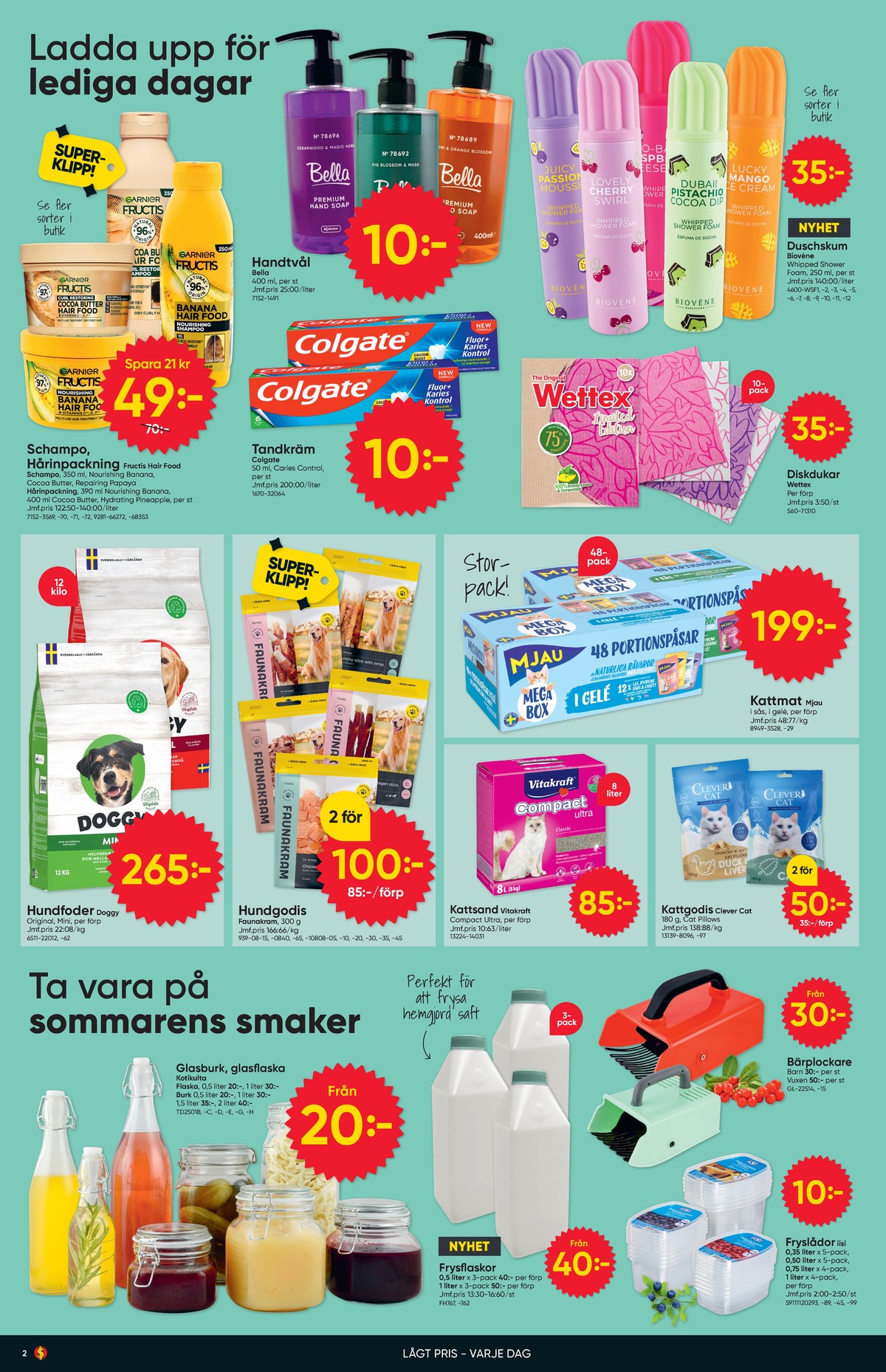 Butik Dollarstore erbjudande gäller till 2.8.2026 sida 2 Dollarstore reklamblad sida 2