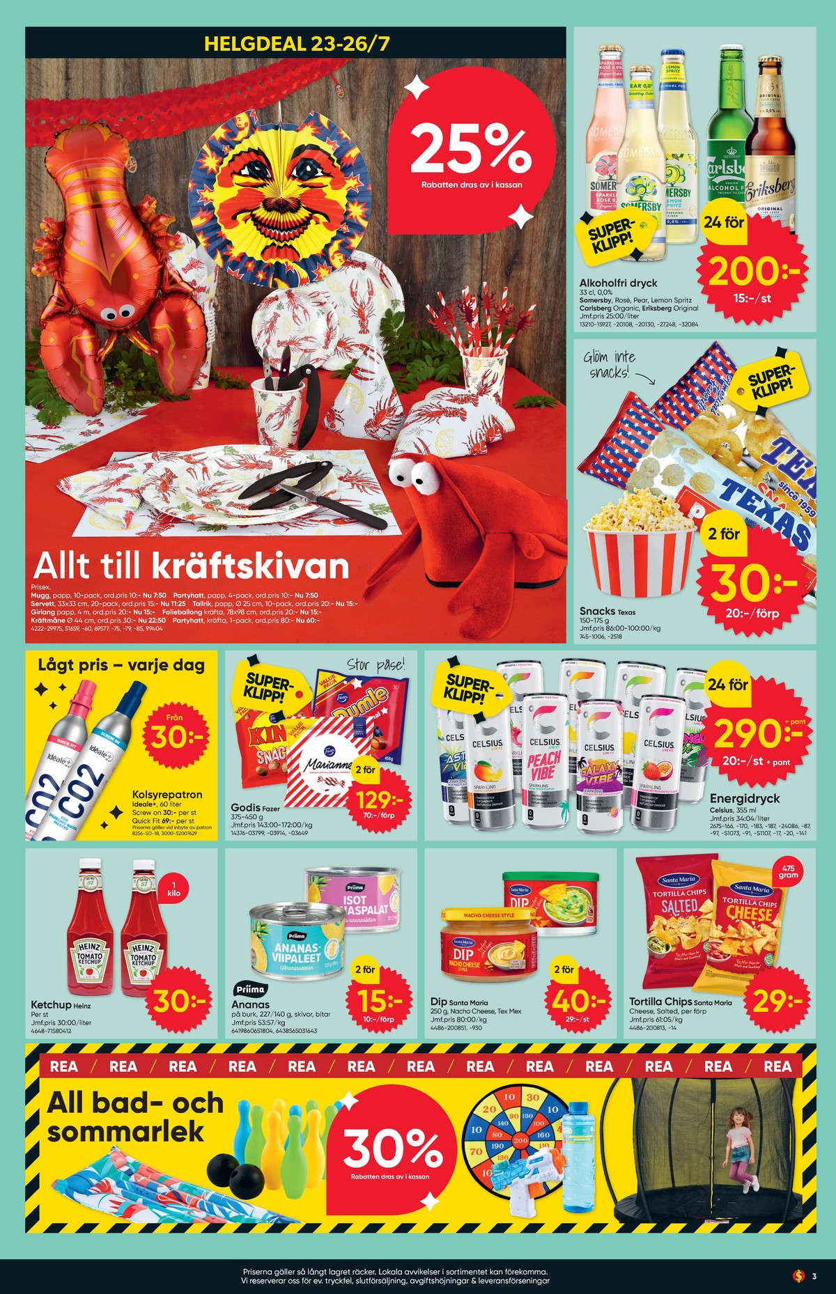 Butik Dollarstore erbjudande gäller till 2.8.2026 sida 3 Dollarstore reklamblad sida 3