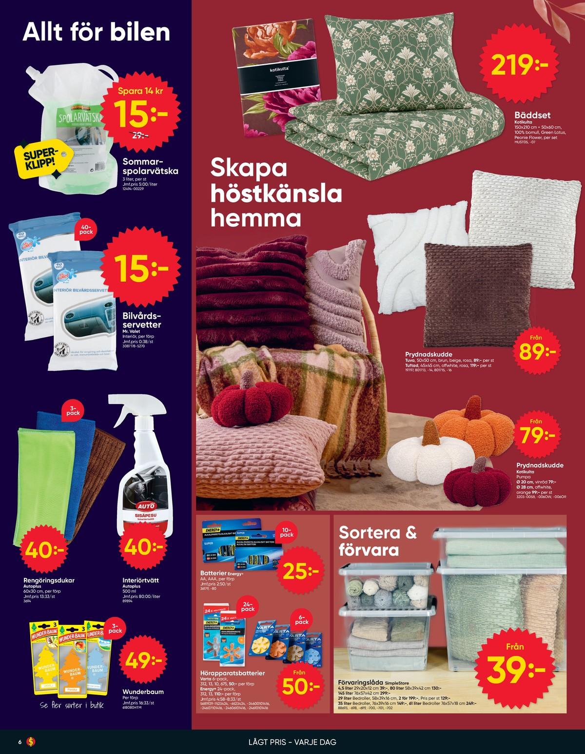 Dollarstore reklamblad sida 6