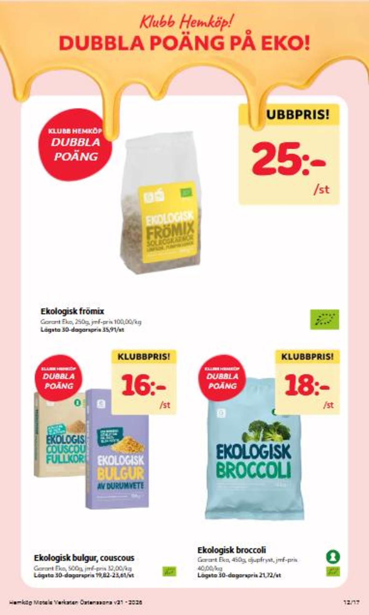 Hemköp reklamblad sida 12