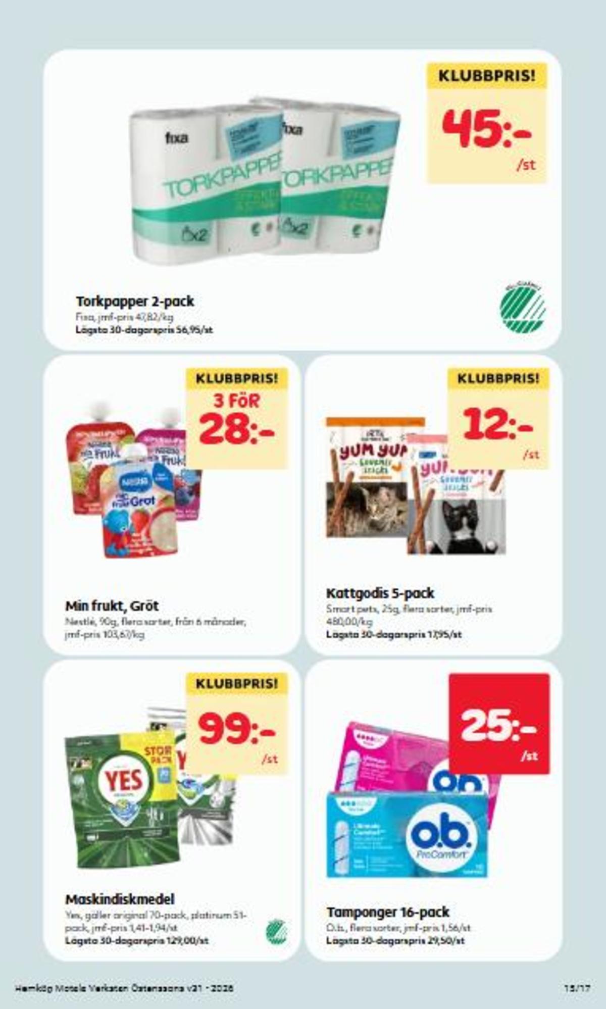 Hemköp reklamblad sida 15
