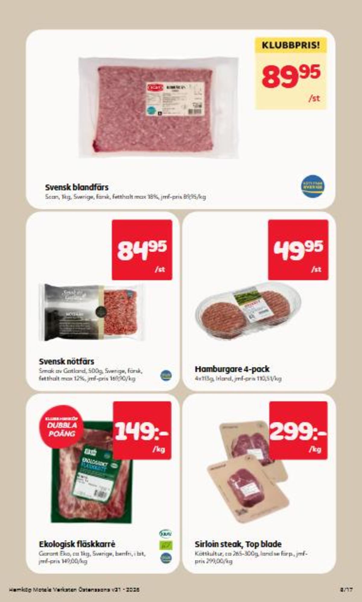 Hemköp reklamblad sida 8