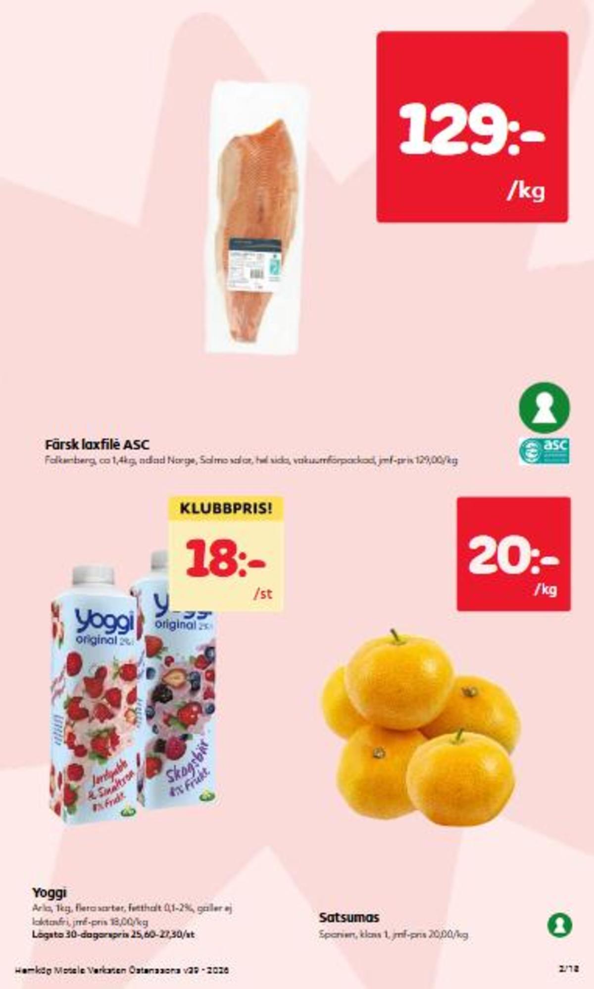 Hemköp reklamblad sida 2