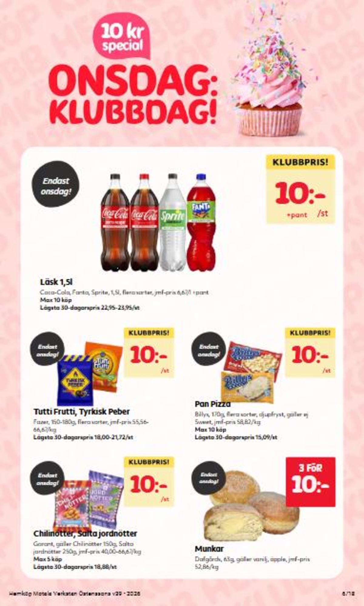 Butik Hemköp veckans erbjudanden gäller till 27.9.2026 sida 6 Hemköp reklamblad sida 6