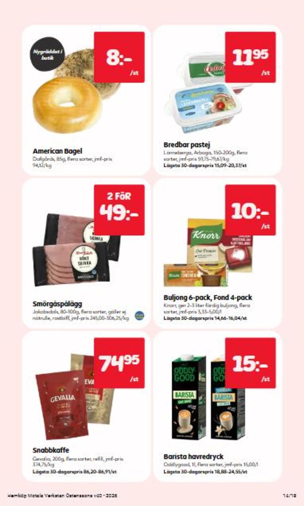 Hemköp denna veckas reklamblad sida 14