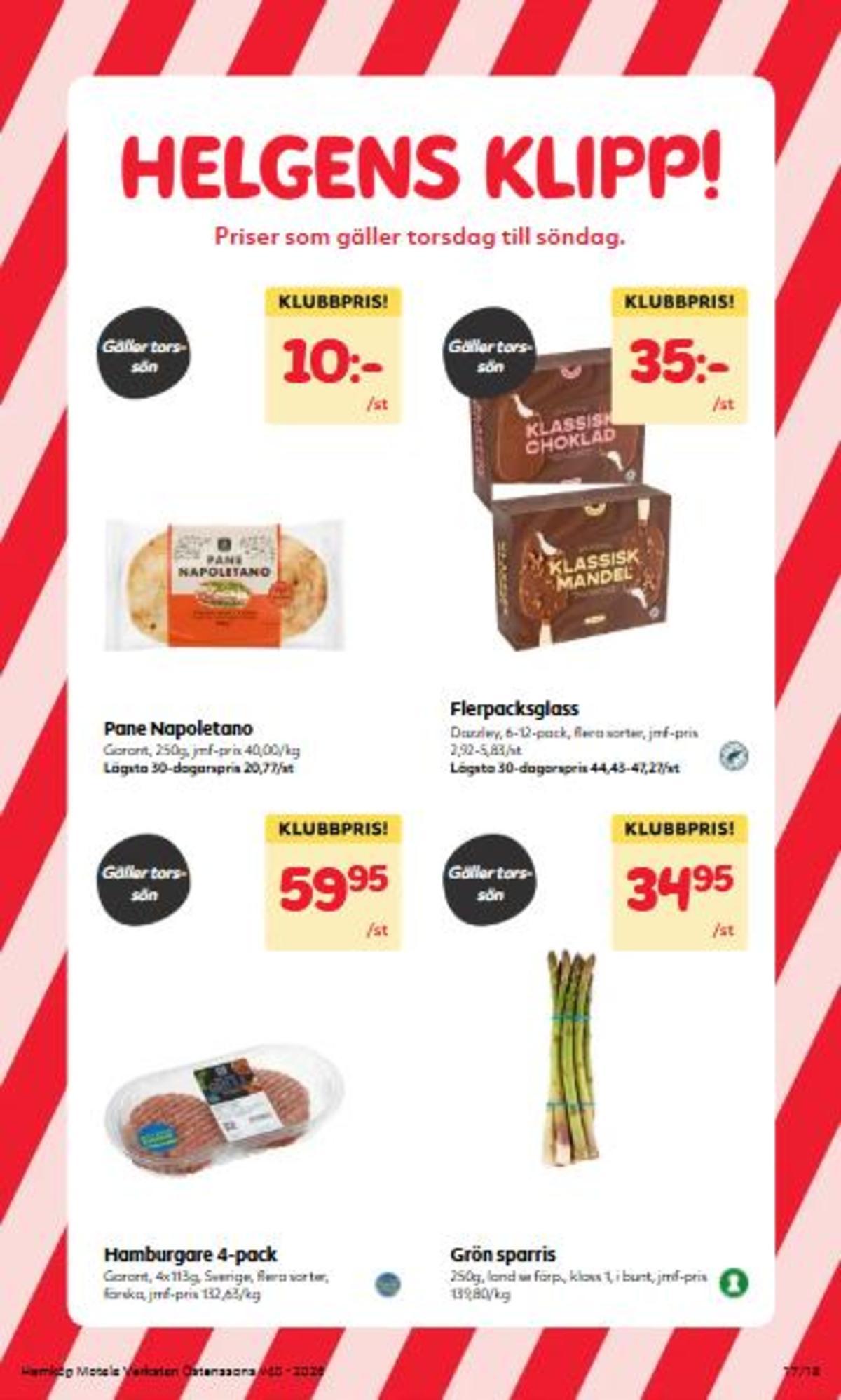 Butik Hemköp veckans erbjudande gäller till 4.10.2026 sida 17 Hemköp denna veckas reklamblad sida 17