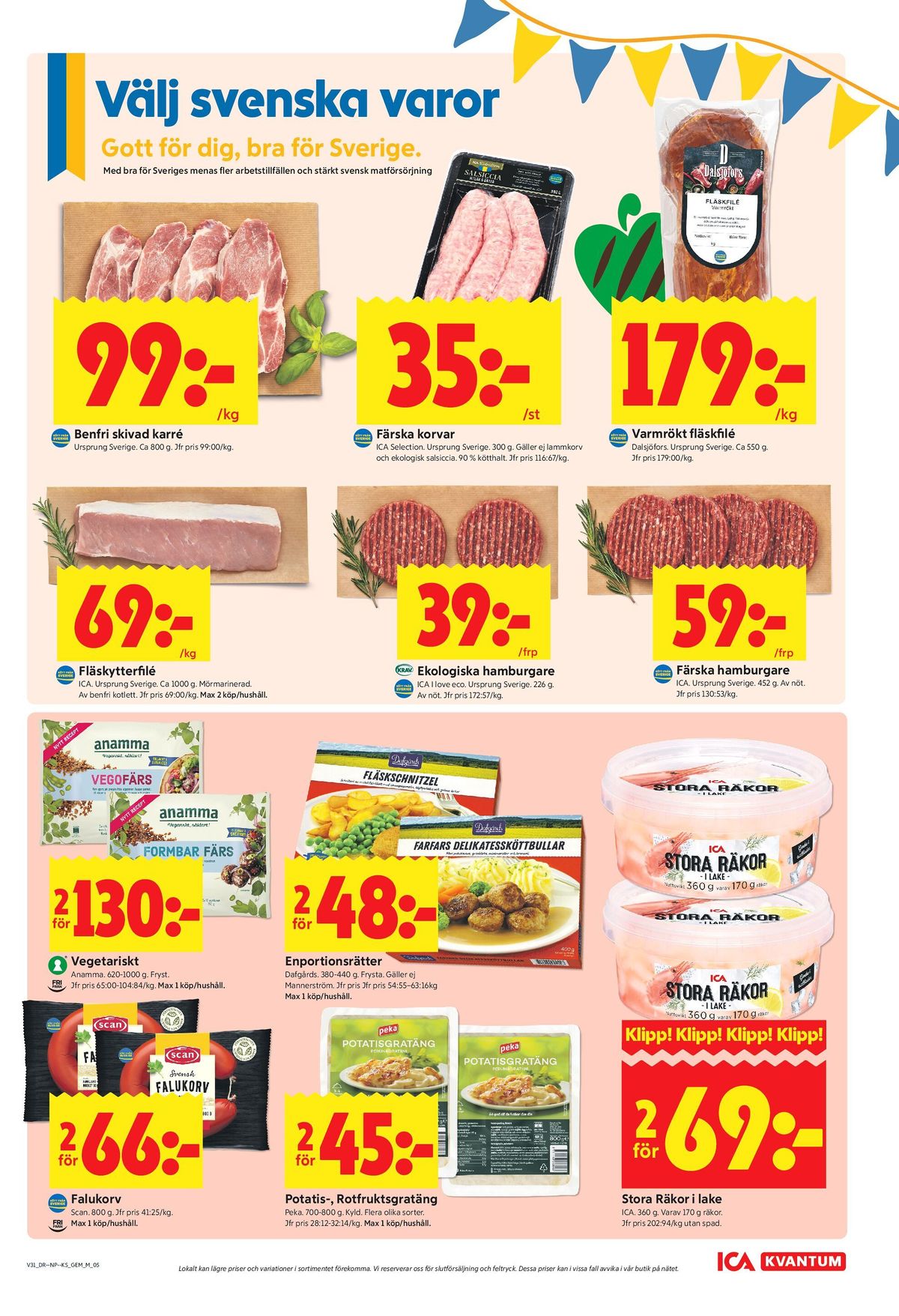 Butik ICA Kvantum erbjudande gäller till 2.8.2026 sida 5 ICA Kvantum reklamblad sida 5