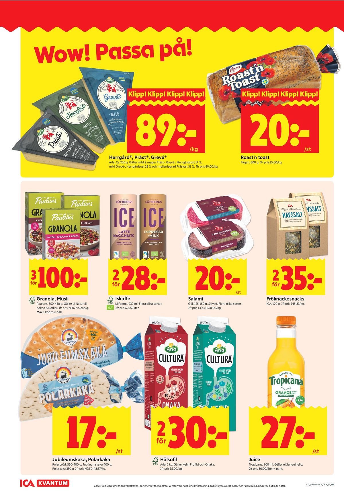 Butik ICA Kvantum erbjudande gäller till 2.8.2026 sida 6 ICA Kvantum reklamblad sida 6
