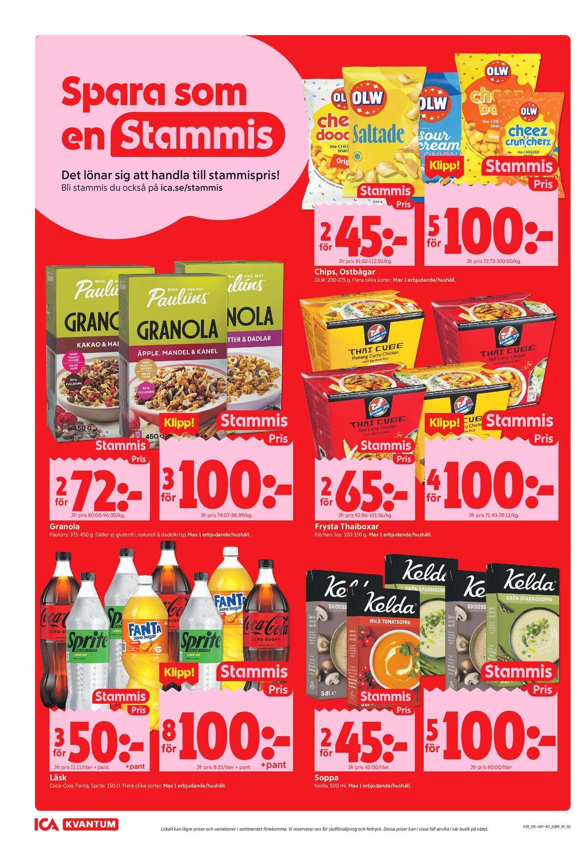 ICA Kvantum reklamblad sida 2