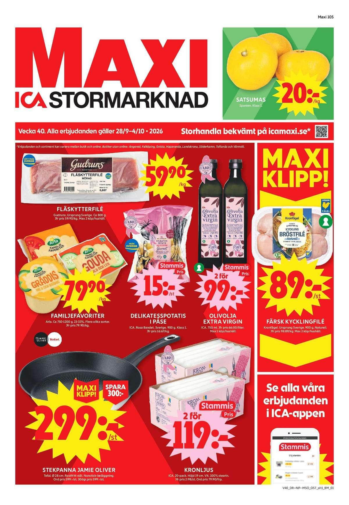 ICA Maxi reklamblad