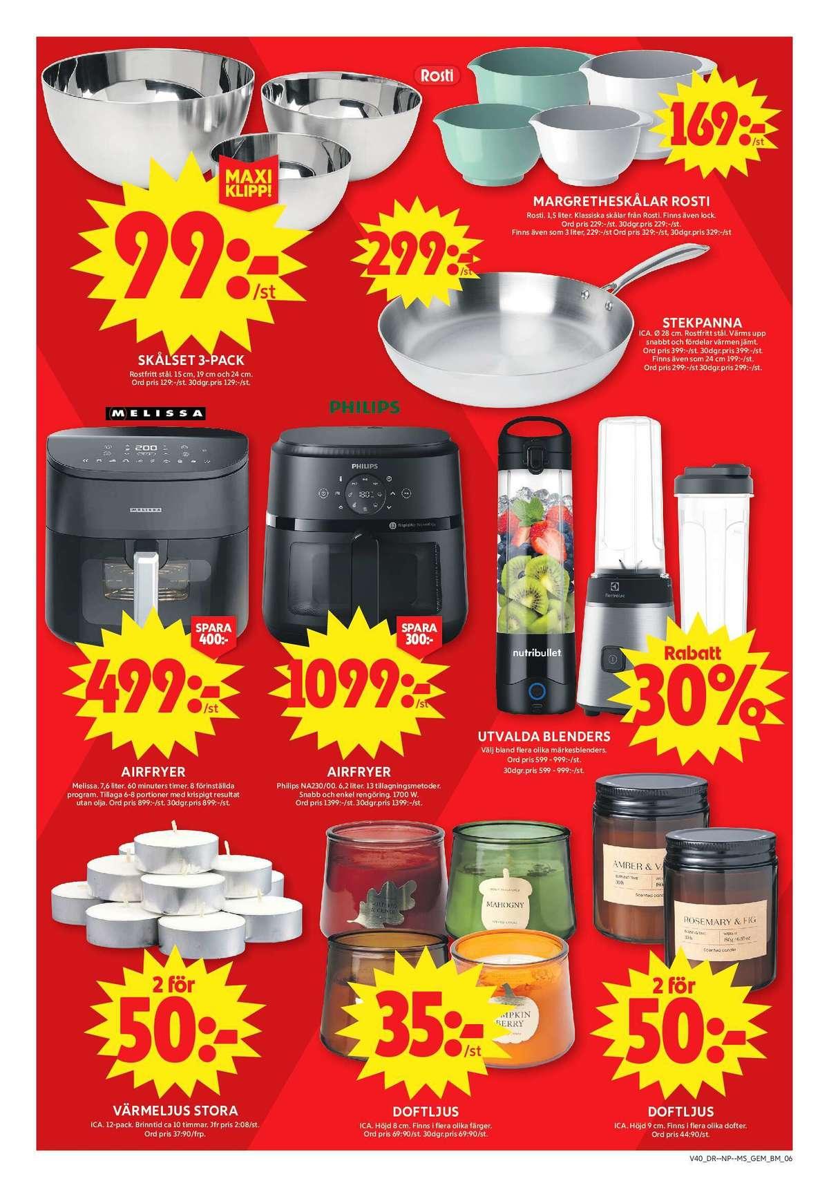 ICA Maxi reklamblad nästa vecka sida 10