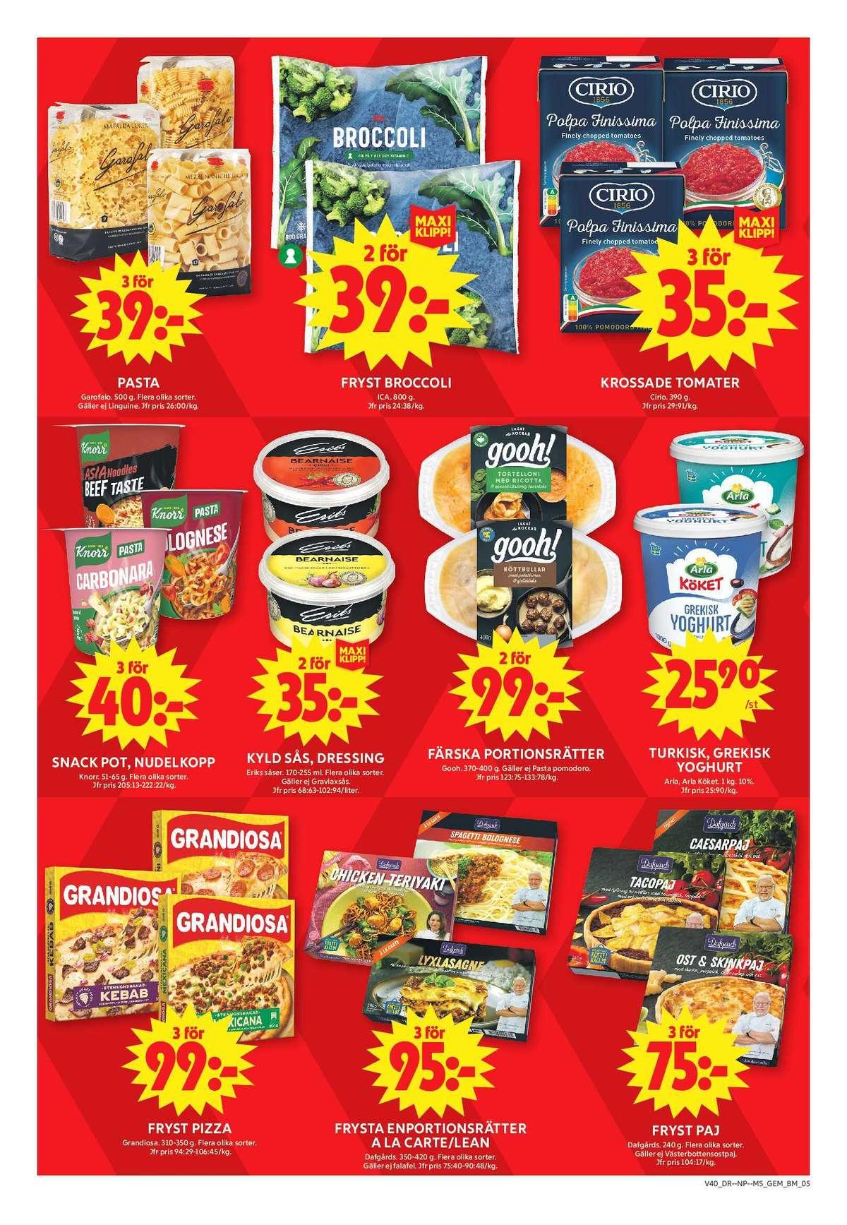 ICA Maxi reklamblad nästa vecka sida 5