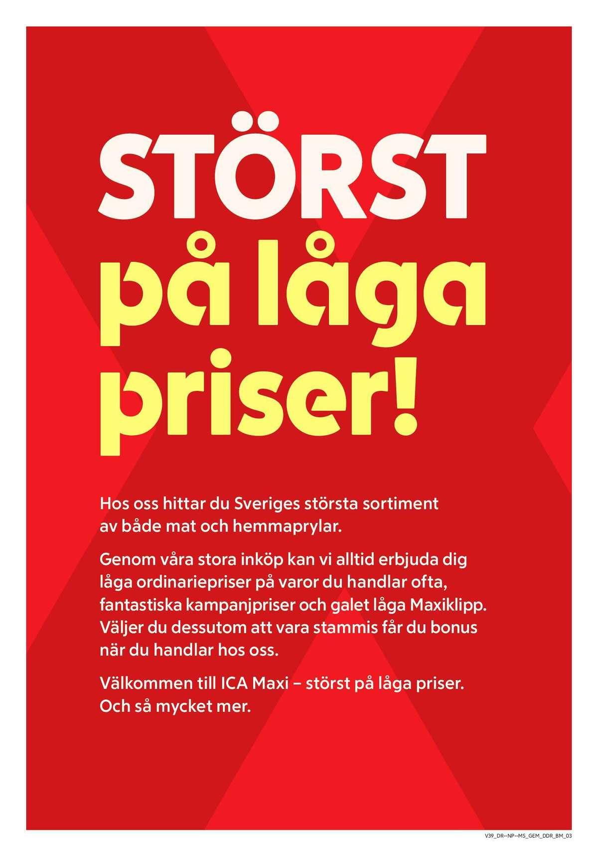 ICA Maxi reklamblad sida 10