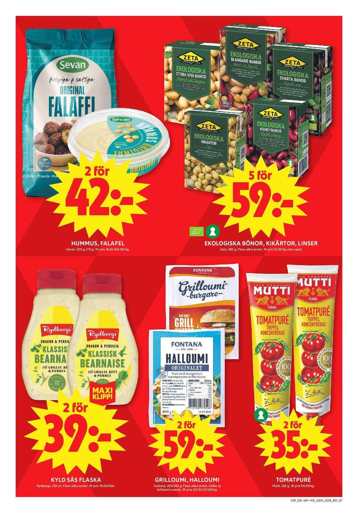 ICA Maxi veckans erbjudanden gäller till 27.9.2026 sida 14 ICA Maxi reklamblad sida 14