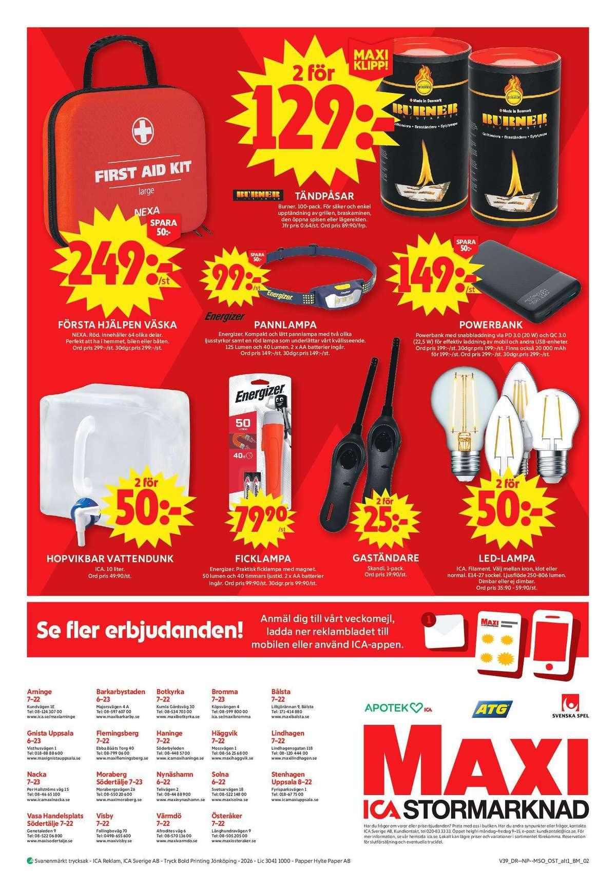 ICA Maxi reklamblad sida 20