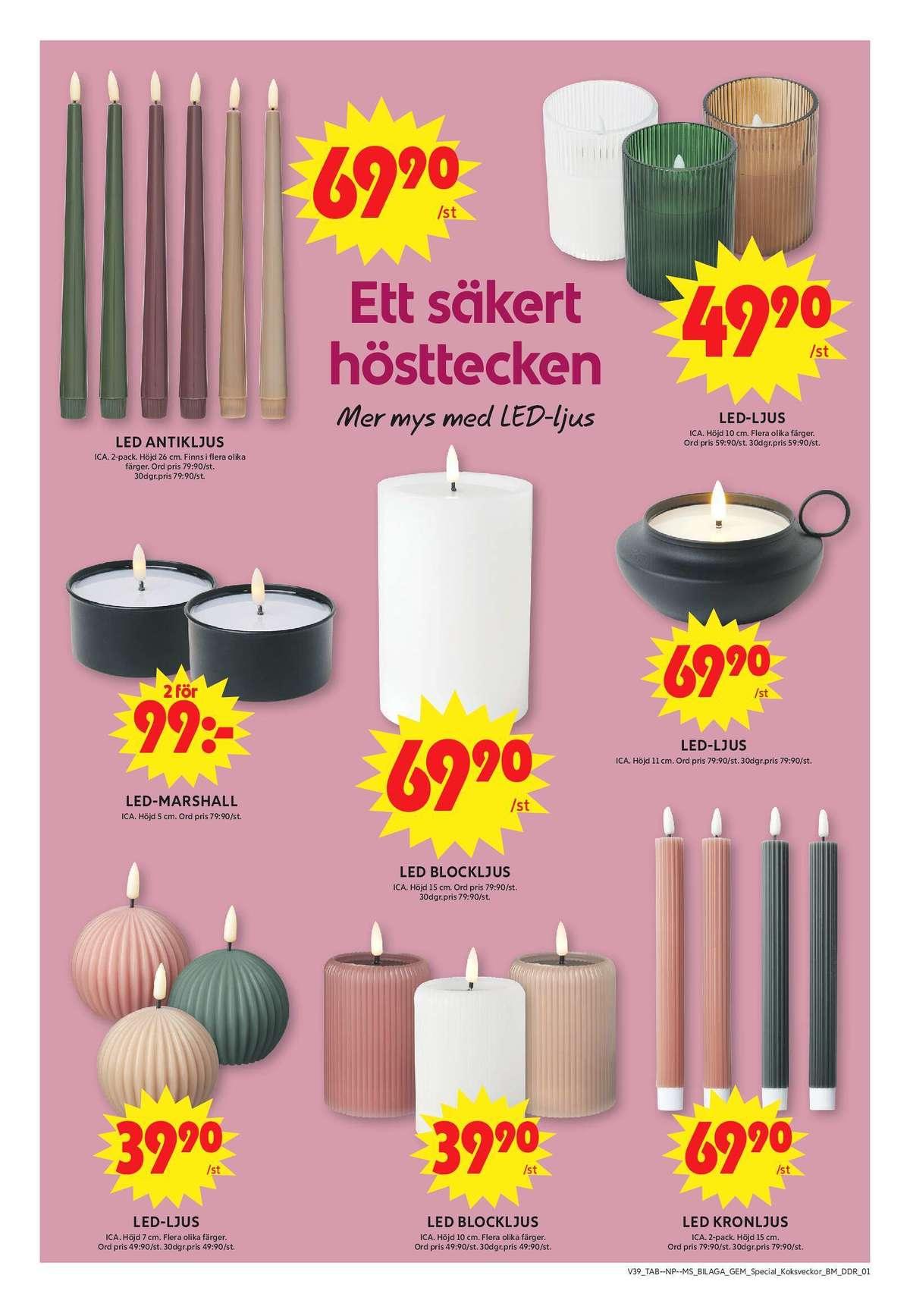 ICA Maxi veckans erbjudanden gäller till 27.9.2026 sida 21 ICA Maxi reklamblad sida 21