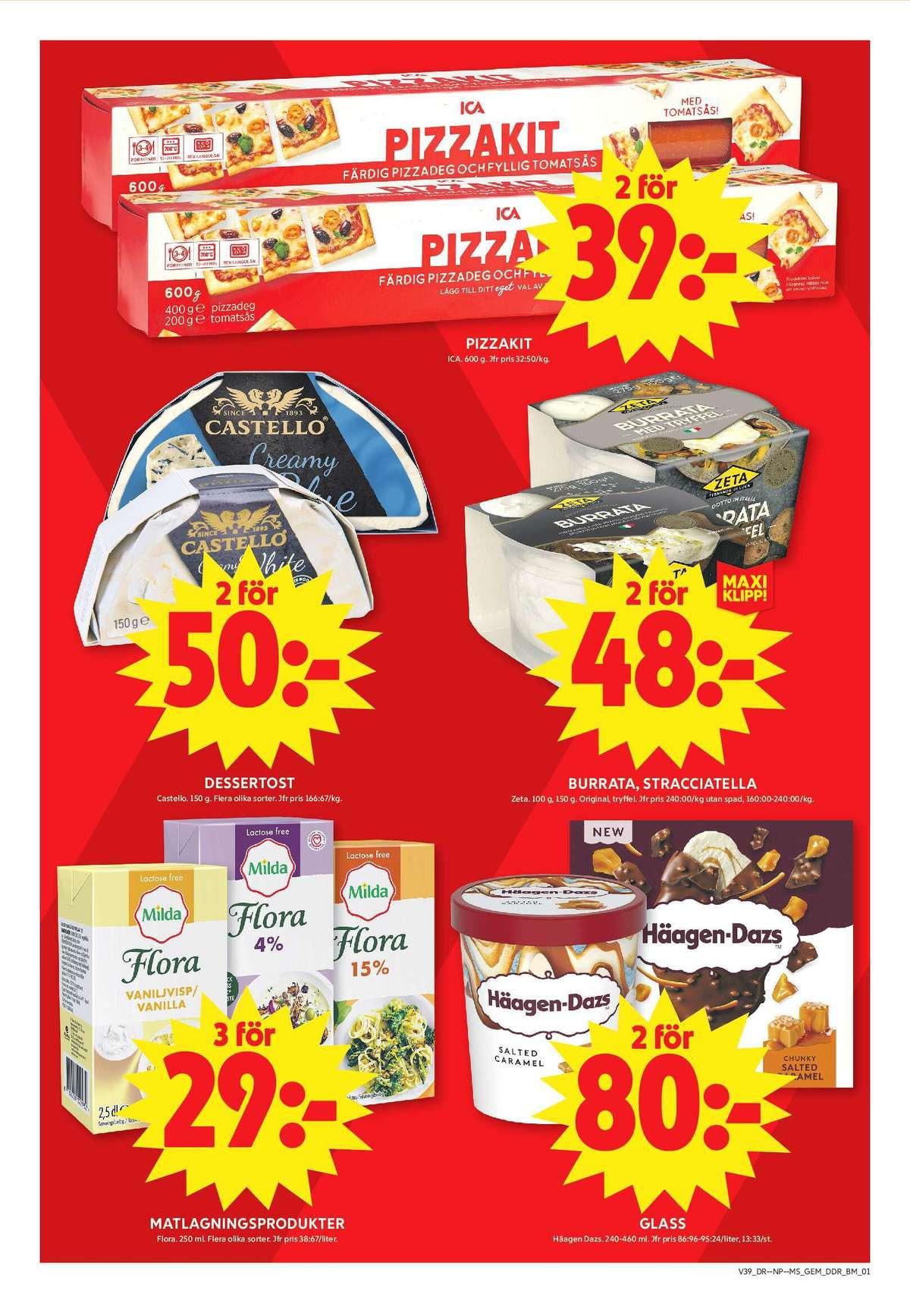 ICA Maxi veckans erbjudanden gäller till 27.9.2026 sida 8 ICA Maxi reklamblad sida 8
