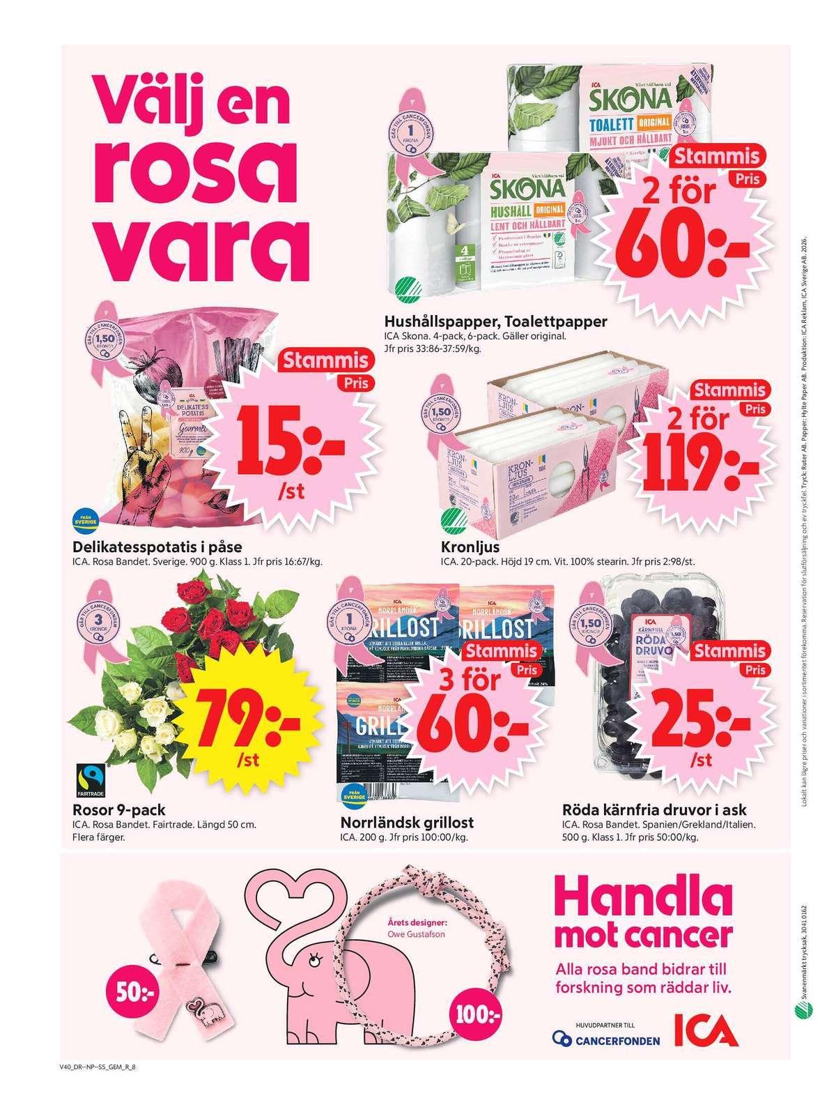 ICA Supermarket reklamblad nästa vecka sida 10