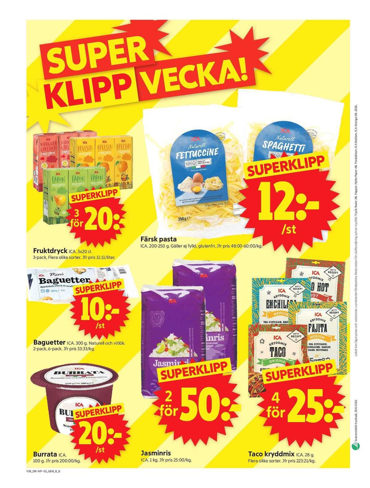ICA Supermarket reklamblad sida 10