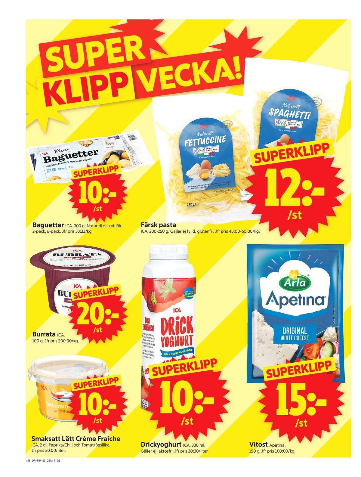 ICA Supermarket reklamblad sida 2