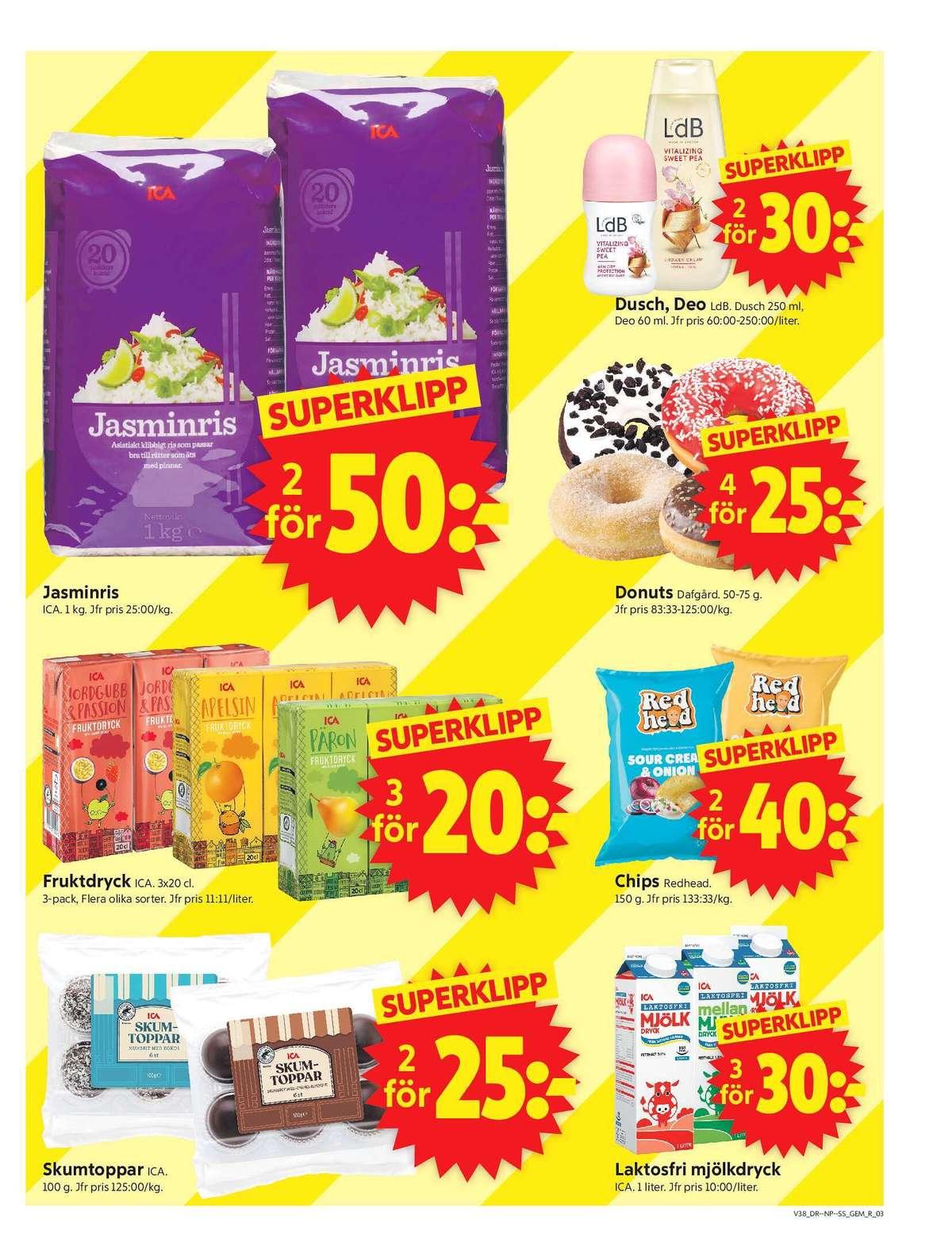 ICA Supermarket reklamblad sida 3
