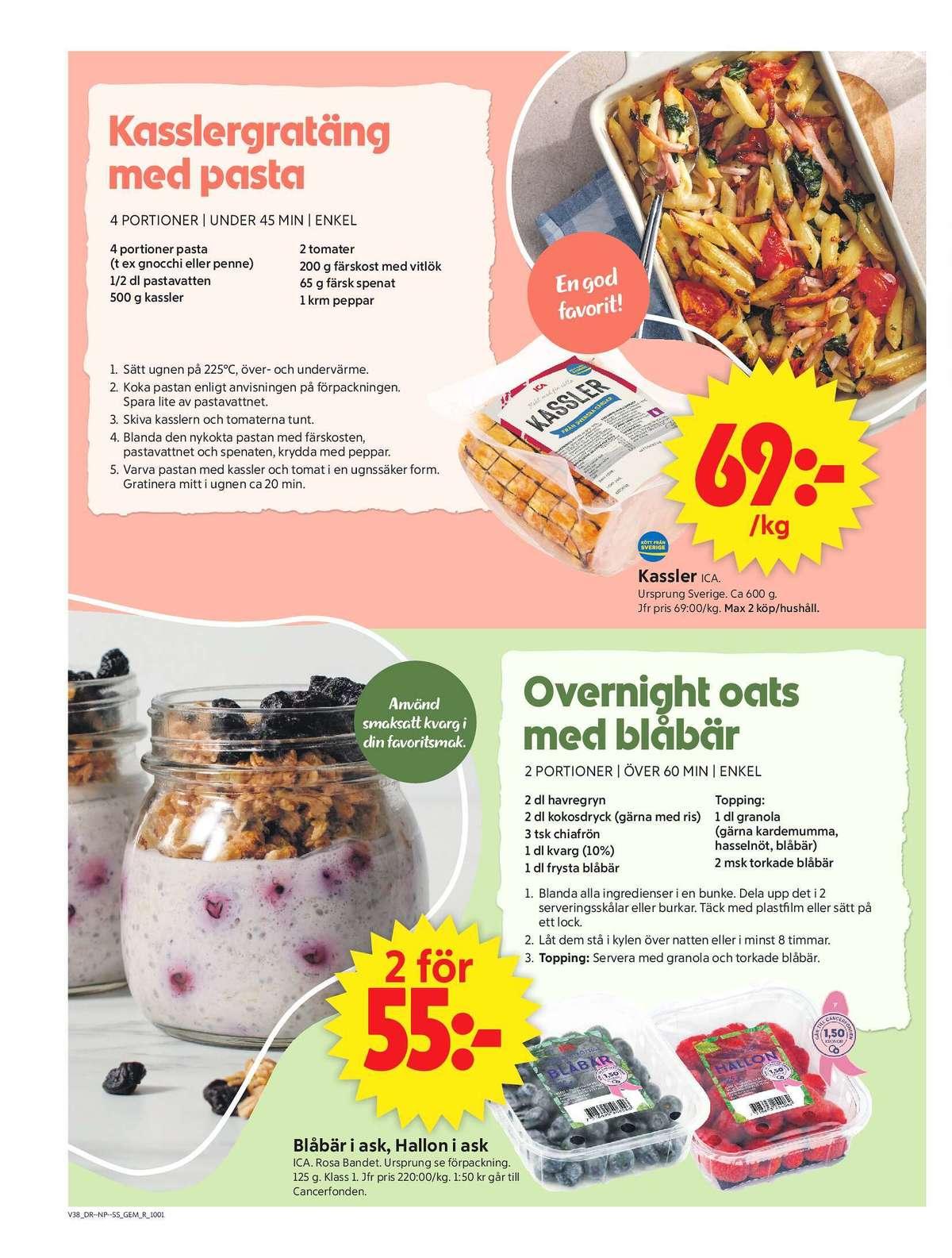 ICA Supermarket reklamblad gäller till 20.9.2026 sida 6 ICA Supermarket reklamblad sida 6