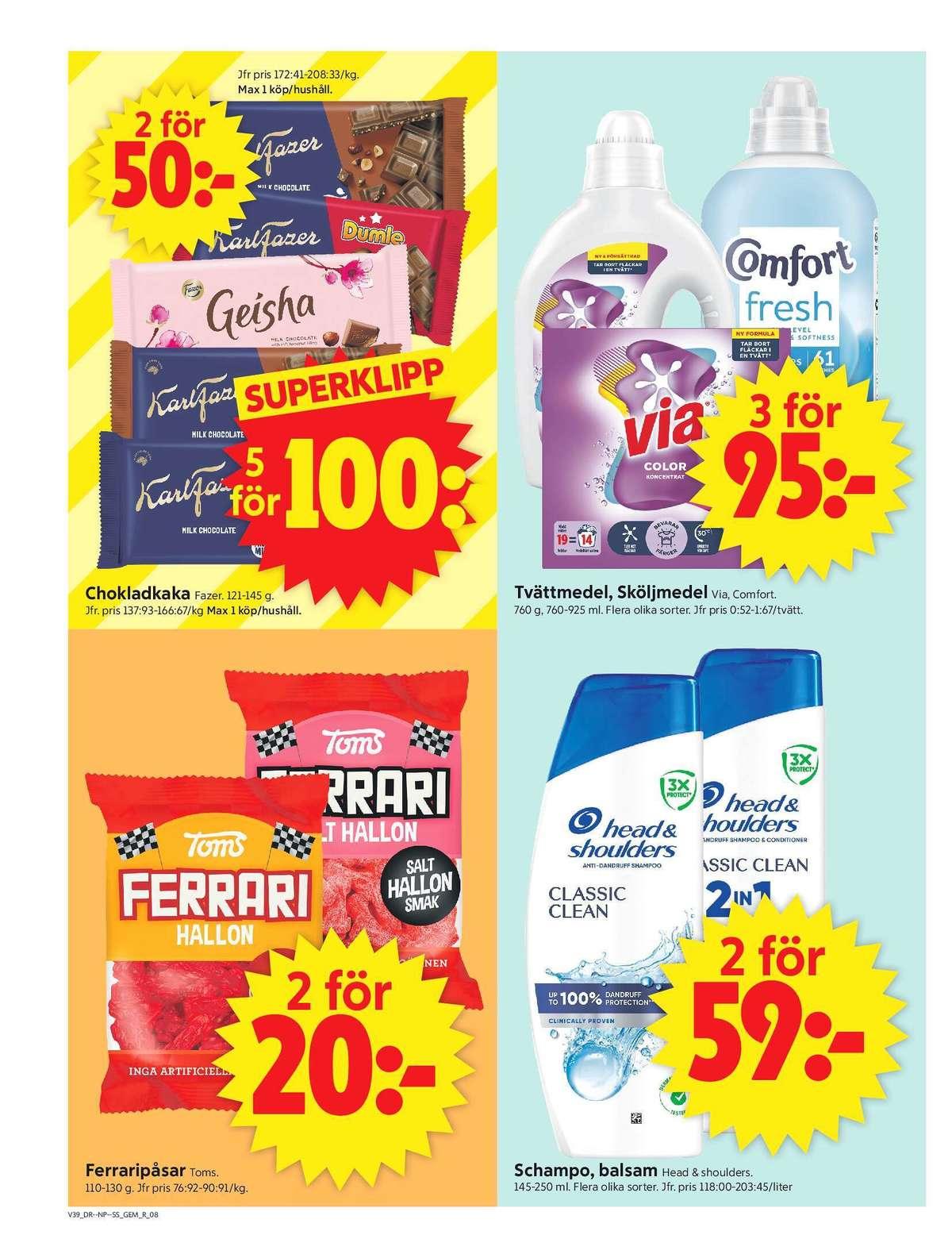 ICA Supermarket reklamblad nästa vecka sida 10