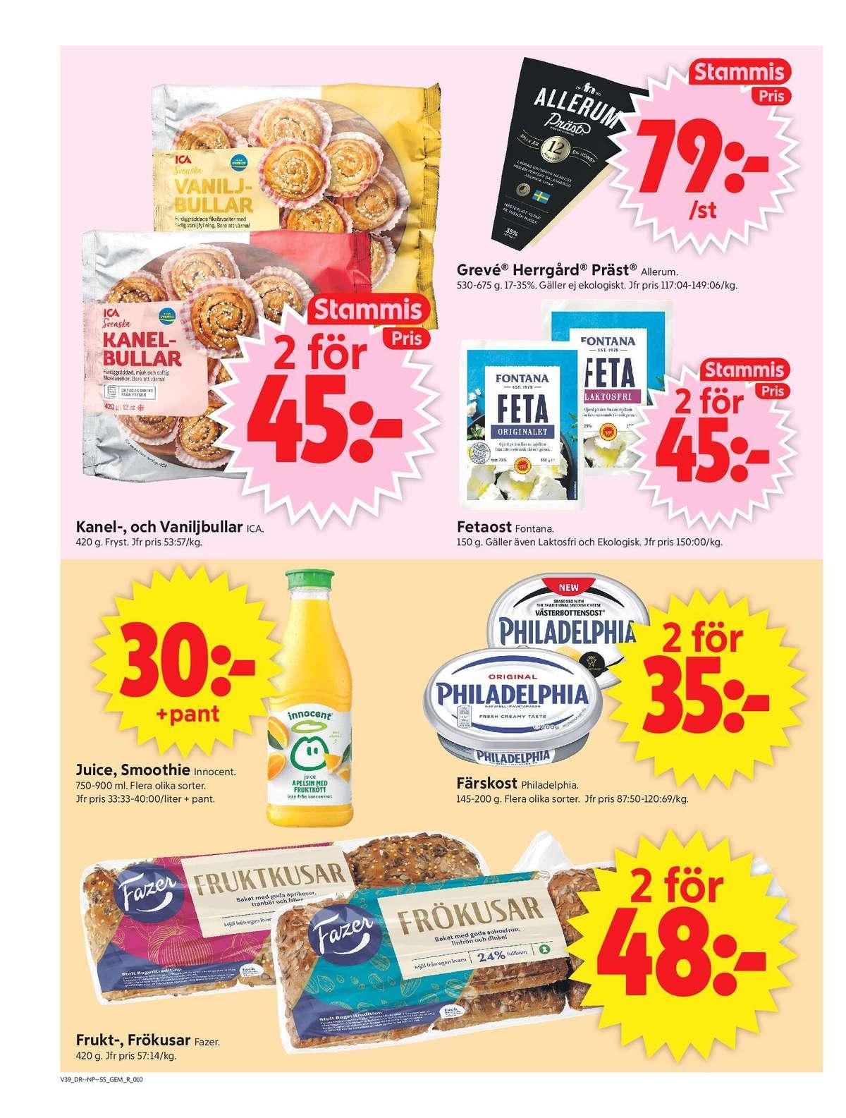 Nästa vecka erbjudande ICA Supermarket gäller till 27.9.2026 sida 12 ICA Supermarket reklamblad nästa vecka sida 12