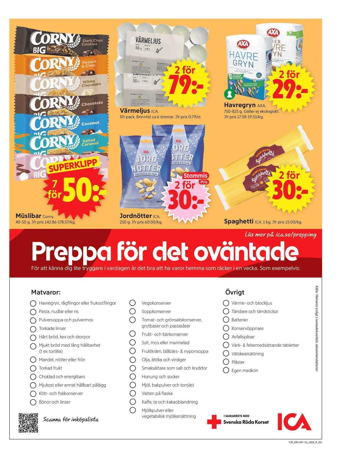 ICA Supermarket reklamblad nästa vecka sida 13