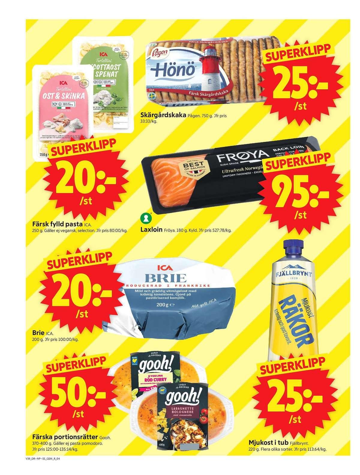 ICA Supermarket reklamblad nästa vecka sida 4