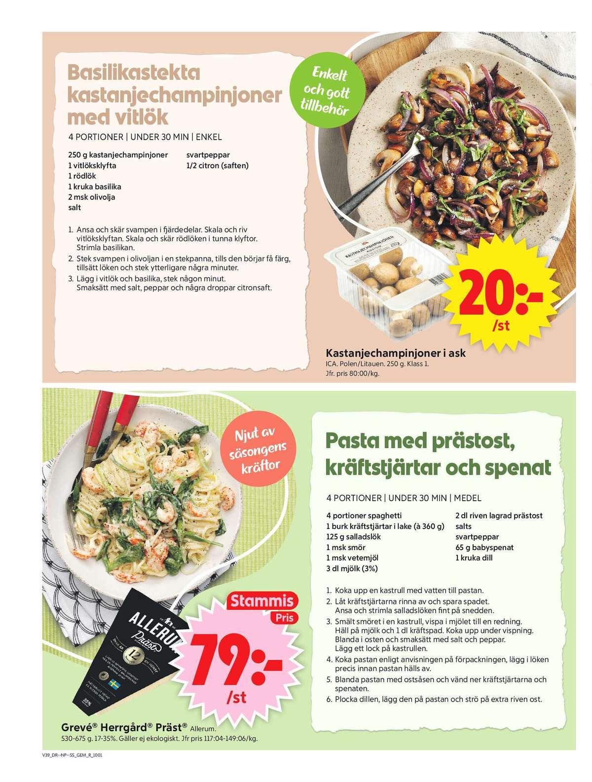 ICA Supermarket reklamblad nästa vecka sida 6
